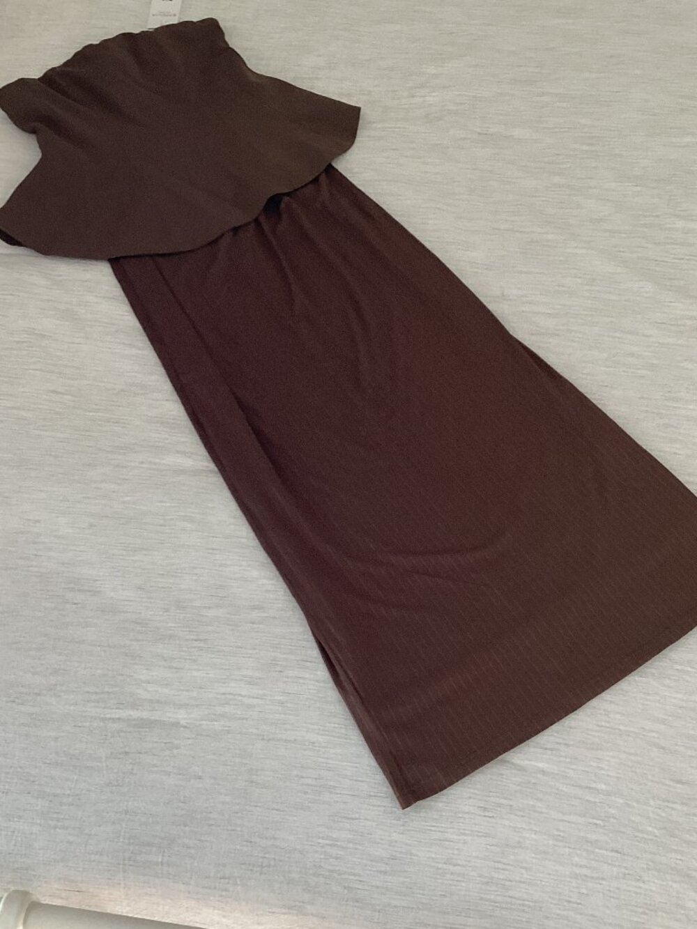 Emilia the Label Cocoa Brown Strapless Formal Dress – Small - NWT